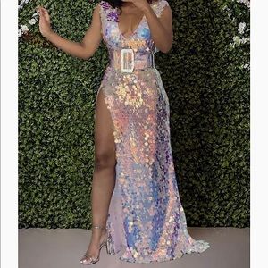 Prom/Formal big sequins gown